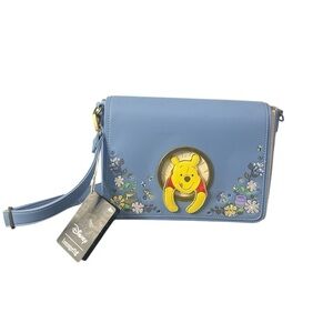 Loungefly Disney Winnie The Pooh 95th Anniversary Peek A Pooh Crossbody Bag 8JT